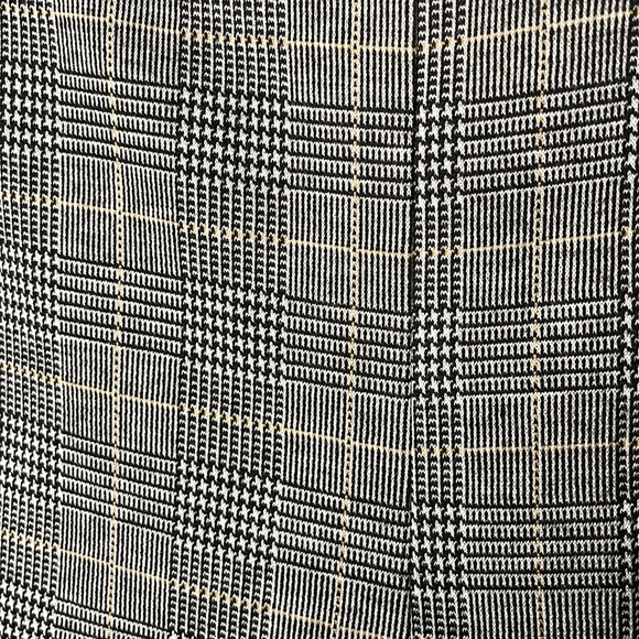 NICOLE MILLER Pull On Trouser | Gray Plaid | Size 10 - Picture 9 of 9